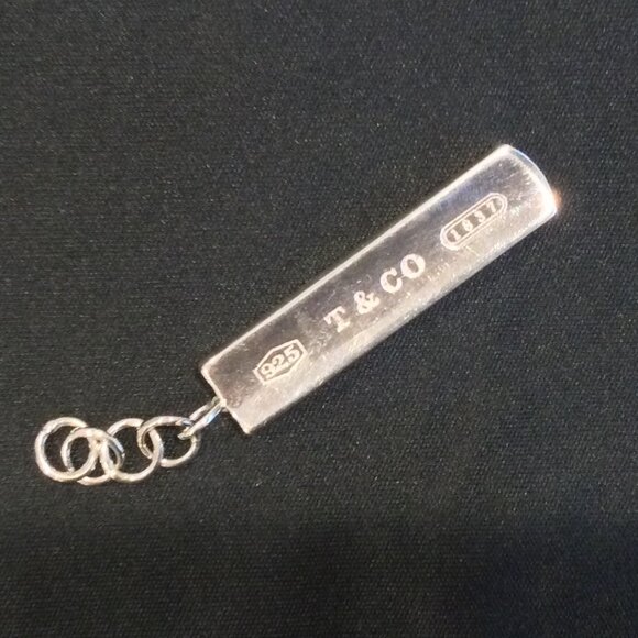 TIFFANY 1837 Bar 925 Silver _ Keychain - Picture 2 of 5